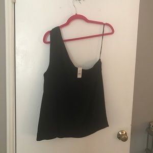 NWT Ann Taylor LOFT Single shoulder blouse.